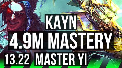 Kayn Vs Yi Jng M Mastery Games Godlike Br