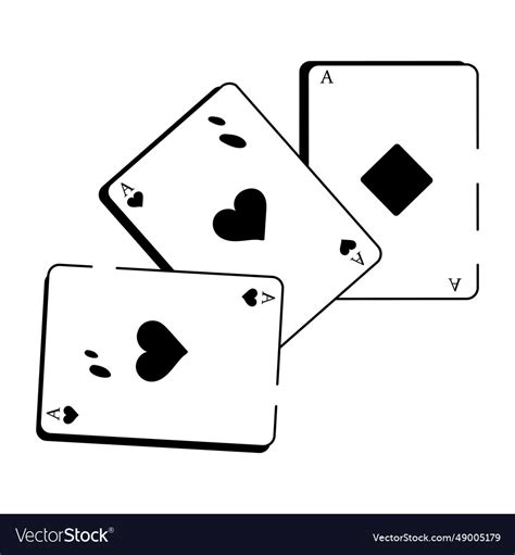 Poker cards Royalty Free Vector Image - VectorStock