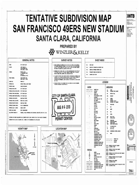 Fillable Online Tentative Subdivision Map San Francisco 49ers New