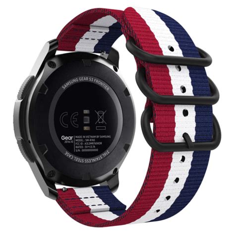 Bracelet Nylon Boucle Samsung Galaxy Watch Mm Tricolore