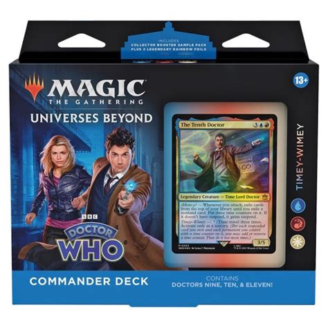 Universes Beyond Doctor Who Commander Deck Timey Wimey Magic The