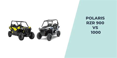 RZR 900 vs 1000 Polaris UTV Comparison (2024)