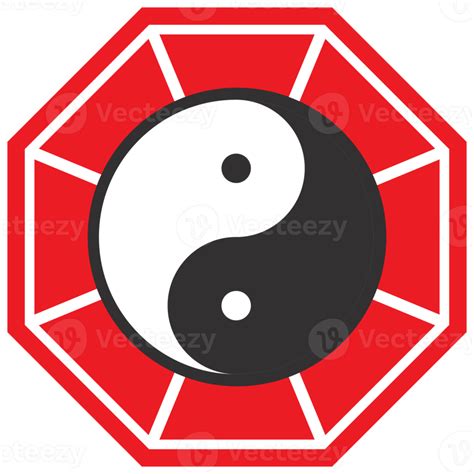 Yin Yang For Chinese New Year Decoration Traditional Icon Symbols