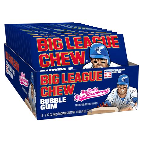 Big League Chew Blue Raspberry Yeg Exotic