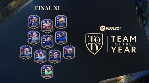 Fifa 22 Toty Team Of The Year Announced