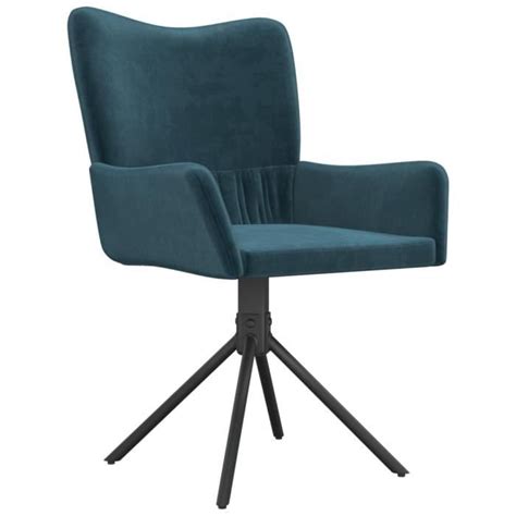 Fafeicy Chaises Pivotantes De Salle Manger Pcs Bleu Velours Fa