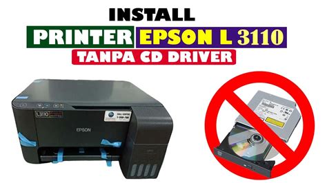 Cara Mudah Install Printer Epson L Tanpa Cd Drive Youtube