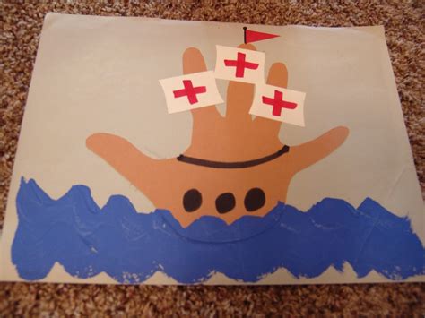 Columbus Day Ship Crafts Christopher Columbus Activities Preschool