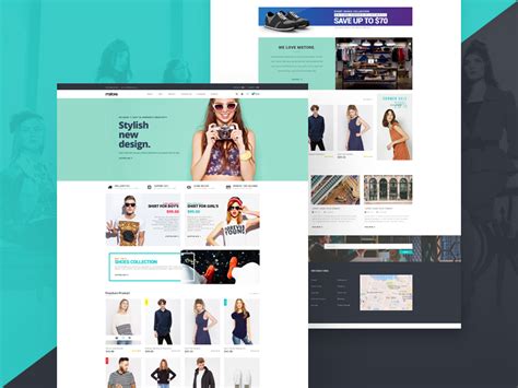 MSTORE Ecommerce Landing Page Template | Free PSD Template | PSD Repo