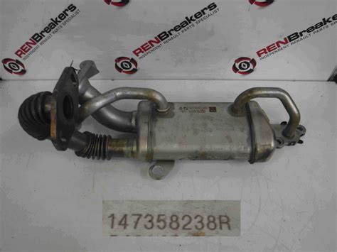 Renault Clio MK4 2013 2018 1 5 DCi EGR Valve Cooler K9K 628 147358238r