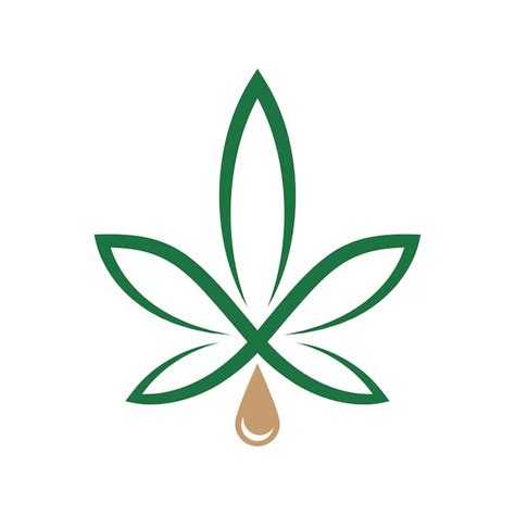 Premium Vector Cannabis Icon Logo Design Concept