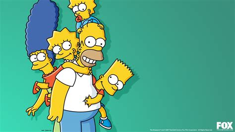 Wallpaper Ilustrasi Gambar Kartun Simpsons Homer Simpson Bart