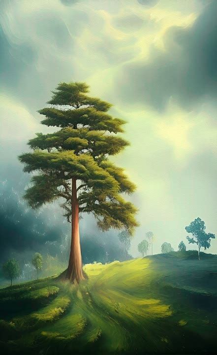 Download Tree, Nature, Painting. Royalty-Free Stock Illustration Image ...