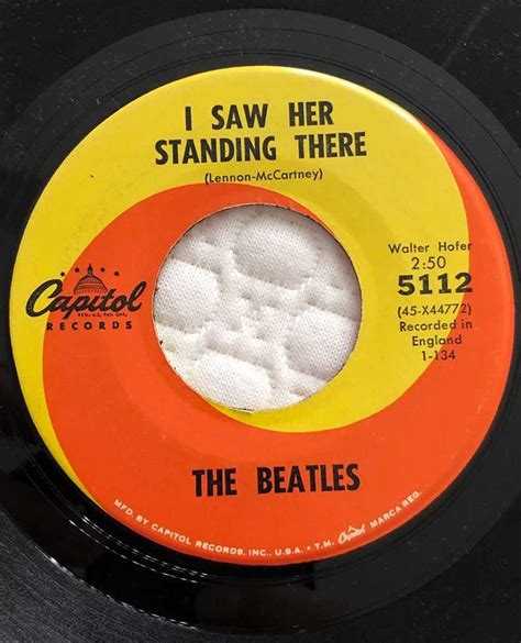 Lot Detail The Beatles Rare 45 RPM I Saw Her Standing There I Want