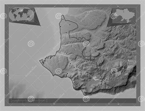 Sevastopol Ukraine Grayscale Major Cities Stock Illustration