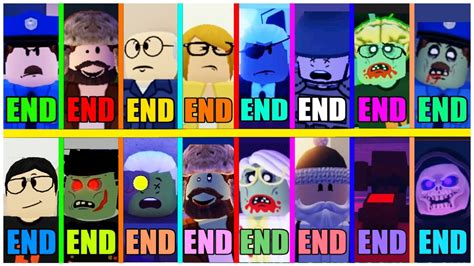 Field Trip Z All 16 Endings TRUE ENDING ROBLOX YouTube