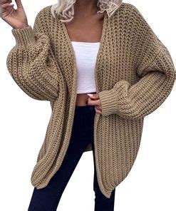 Strickjacke Damen Grobstrick Strickjacken Strickjacken Cardigans