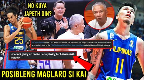 Just In Offer Ng Gilas Para Maglaro Si Kai Sotto Sign Na Maglalaro