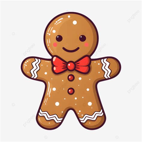 Christmas Gingerbread Man Vector Christmas Gingerbread Man