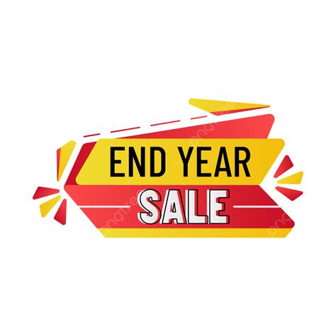 Banner De Venta De Fin De Año Vector Png Dibujos Venta De Fin De Año