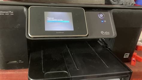 Hp Photosmart Plus B210 Clean Printhead Youtube