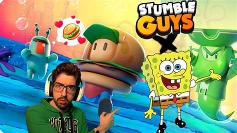 Bob Esponja Llega A Stumble Guys Con Dos Mapas Top Youtube