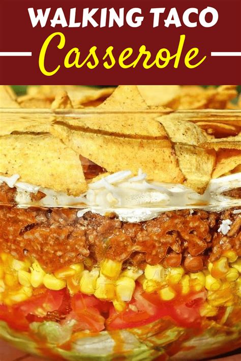 Walking Taco Casserole Recipe Insanely Good