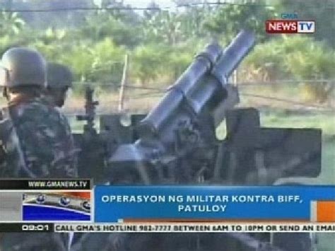 Ntg Operasyon Ng Militar Kontra Biff Patuloy Youtube