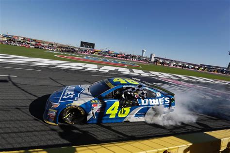 On This Day In 2016 Jimmie Johnson Wins The Bank Of America 500 At