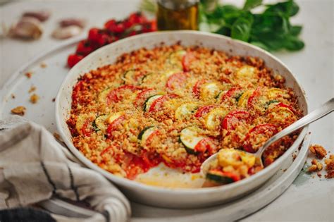 Zucchini Tomaten Auflauf Gratin Rezept Spar Mahlzeit