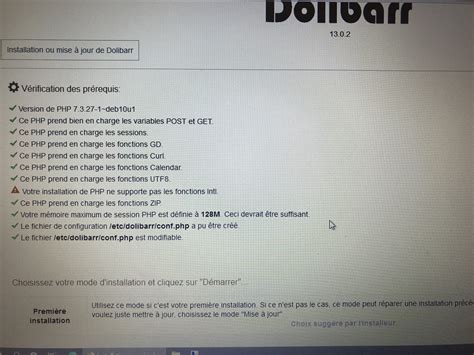 ERREUR MYSQL Installation Dolibarr Sous Debian Sur VM FREEBOX