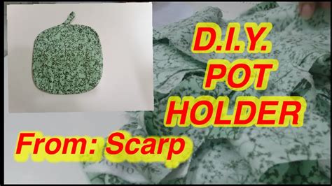 How To Make Pot Holdersewing Tutorial Youtube