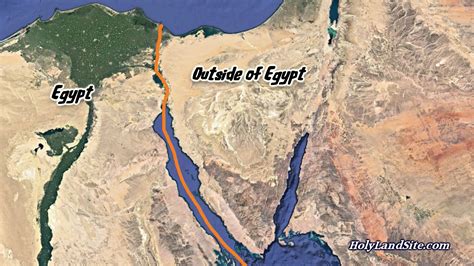 The Exodus Route, Red Sea Crossing, and Mt. Sinai