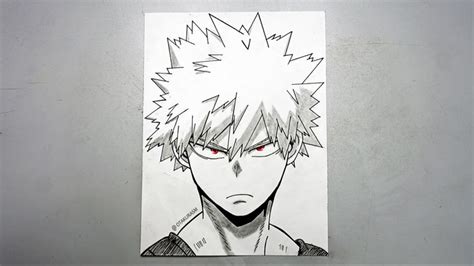 How to Draw Bakugou Katsuki Step By Step Easy- My Hero Academia ...