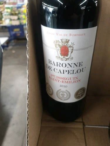 Vignobles Gabriel Co Baronne De Capelou Puisseguin Saint Milion