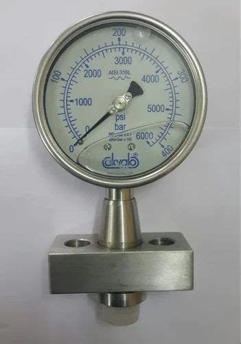 4 Inch 100 Mm AKVALO Homogenizer Pressure Gauge At Rs 9000 Piece In