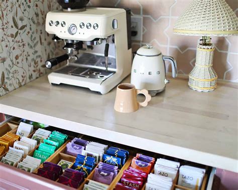 Organized Tea Station The Trending Home