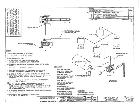 hendrickson height control valve   dayton air suspension