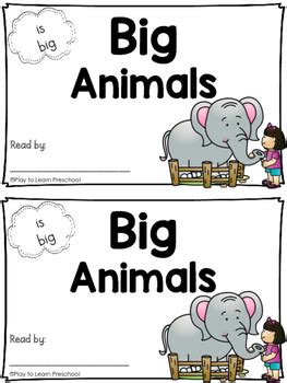 Sight Word Book - Animals by Play to Learn Preschool | TpT