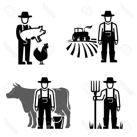 Farmer Silhouette At Getdrawings Free Download