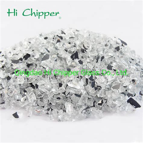 Recycle Crushed Mirror Chips Manufacturer For Engineered Stone Tile