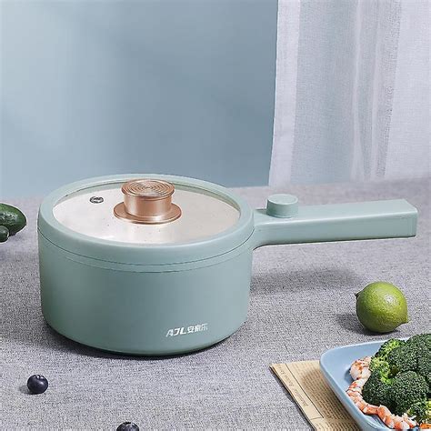 Ajl A Pentola Di Cottura Elettrica V Desktop Mini Hot Pot L Smalto Ceramico