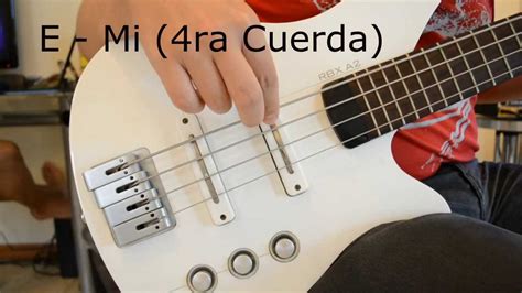 Afinación Bajo Eléctrico 4 Cuerdas Referencia Bass Tuning 4 Strings