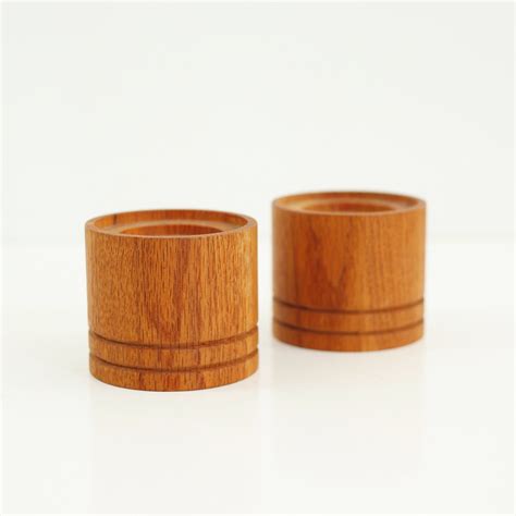 SOLD - Vintage Turned Wood Candle Holders – Wise Apple Vintage