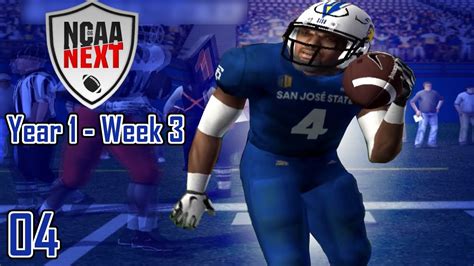 Ncaa Football Next Mod San Jose State Dynasty Year Week Vs