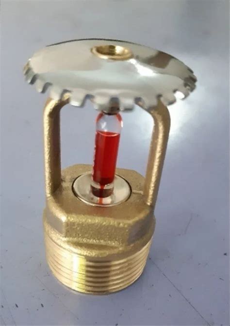 Lotus Brass 57 Degree Celsius Pendent Fire Sprinklers For Industrial