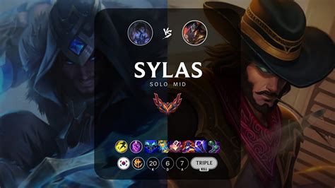 Sylas Mid Vs Twisted Fate Kr Grandmaster Patch 1315 Youtube