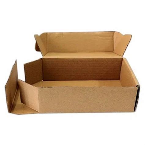 Brown Rectangular Corrugated Box At Rs 38piece Brown Corrugated