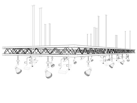 3D Light Truss - TurboSquid 2084795