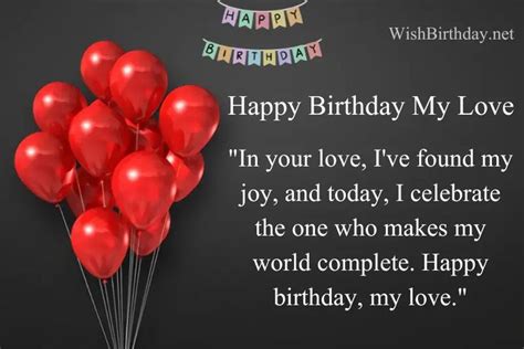 30+ Romantic Happy Birthday My Love Shayari In English [2023] | Happy birthday my love, Happy ...